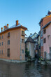 View of the ancient city of Annecy