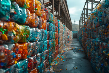 Poster - the intricate process of cultivating organic materials for the production of biodegradable plastics,
