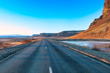 Poster - Highway 1, Mount Lómagnúpur, Iceland