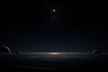 Wall Mural - abstract space background