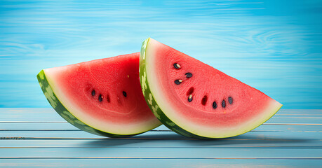 Wall Mural - Fresh watermelon isolated on white background.