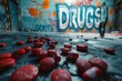 Taking a stand: advocating against drug use with powerful imagery, promoting awareness and prevention through the message to stop drugs in our communities