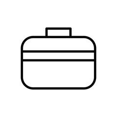Wall Mural - Briefcase icon vector. suitcase icon. luggage symbol.