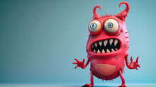 Funny 3D Monster Character