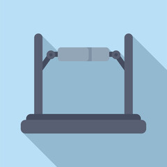 Poster - Vr platform experience icon flat vector. Game tech glass. Future cyber social