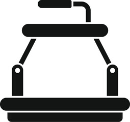 Poster - Cyber platform icon simple vector. Camera vr glasses. Person media future