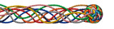 Fototapeta Panele - Action Group Integration and Collective Effort Unification moving forward with Unity and a teamwork concept as a business metaphor as diverse ropes connected together in a ball.