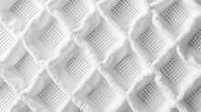 Vector Intuitive White Waffle Towel Yarn Texture With A Clear Theme Setting And Space, Generative AI.
