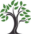 vector illustration of tree graphic element