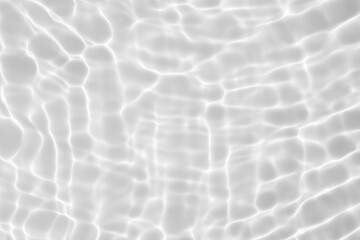 Wall Mural - abstract white transparent water shadow surface texture natural ripple background
