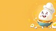 Greeting Card and Banner Design for Social Media and Educational Purpose for National Egg Mcmuffin Day Background