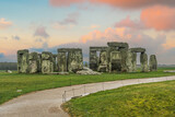 Fototapeta Paryż - View of Stonehenge monument in United Kingdom