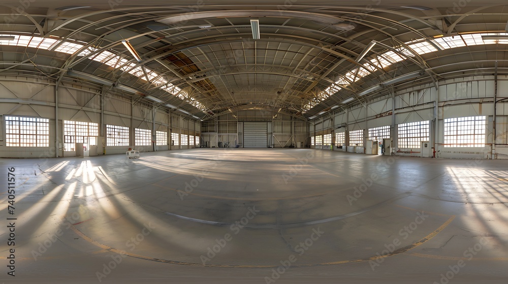 Ai Equirectangular full seamless spherical hdri panorama 360 degrees in interior of large ...