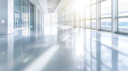 Aufkleber - The Modern empty business building : Generative AI