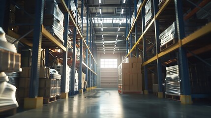 Leinwandbilder - warehouse interior : Generative AI