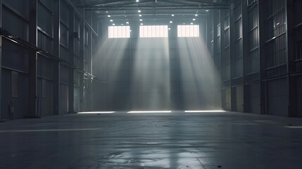 Leinwandbilder - warehouse interior : Generative AI