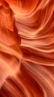 Abstract details of orange slot canyon wall,
