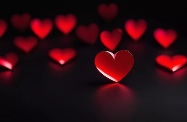 Wall Mural - heart with paint. generating by ai technology
