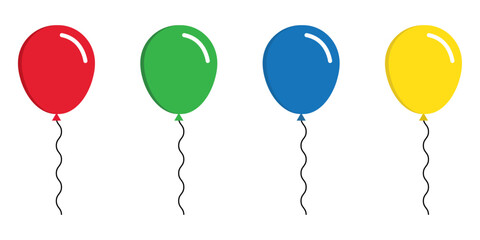 Balloon sign icon vector illustration design