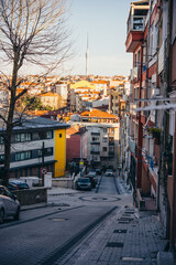 Wall Mural - View of Kuzguncuk neighborhood in the Uskudar district on the Asian side of the Bosphorus in Istanbul, Turkey.