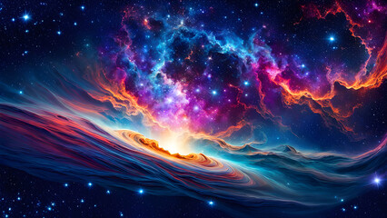 galaxy-wallpaper-teeming-with-stars-spectrum-of-colors-weaving-through-space-nebulae-swirling