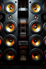 Aufkleber - Group of speakers in a professional setting, suitable for business presentations