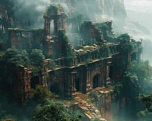 Ancient Fantasy Ruins Serve As The Backdrop For An Underworld Summit Where Mafia And Triad Negotiate Over Black Market Territories