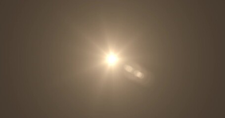 Wall Mural - Sun outside the earth's atmosphere. Bright Sun is moving in outer space