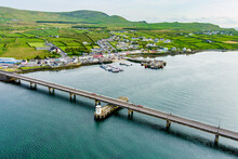 Maurice O'Neill Memorial Bridge, A Bridge Connecting Portmagee Town And Valentia Island, County Kerry, Ireland.