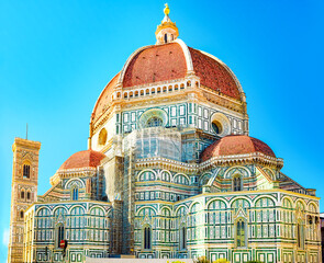 Wall Mural - Duomo of Florence. Beautiful Italian Florence.