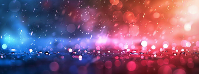 Wall Mural - bokeh, light, abstract, background, glowing, blurred