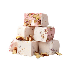 Nougat isolated on transparent background