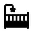crib glyph icon