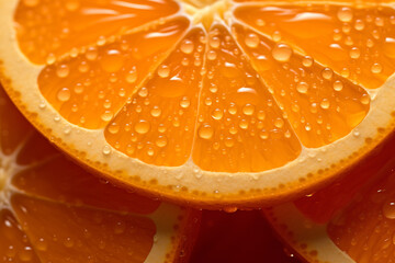 orange citrus slices, macro fresh, ripe, juicy, sweet orange, closeup