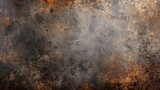 Fototapeta  - Rough metal surface background with rust and scratches