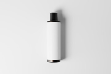 Sticker - Black Glass Hair Oil Bottle Mockup