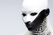 © ADDICTIVE STOCK - Futuristic mannequin with contrasting black and white design Generative AI image