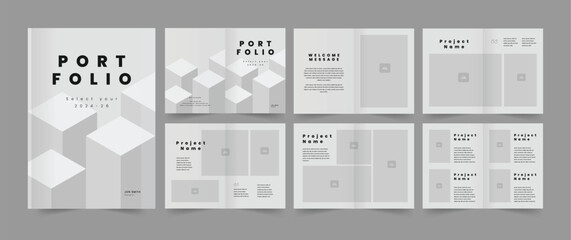Wall Mural - modern portfolio architecture interior portfolio template
