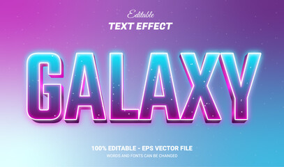galaxy editable text effect