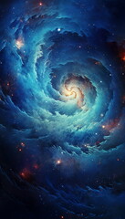 spiral galaxy background