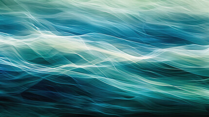 blue abstract big waves ocean background generative ai