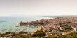 Aerial panoramic view of Castellammare del Golfo, Sicily