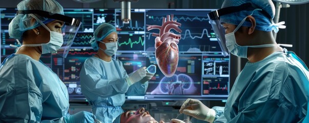 Surgeons using holographic displays for precision in heart surgery a blend of expertise and cutting edge tech
