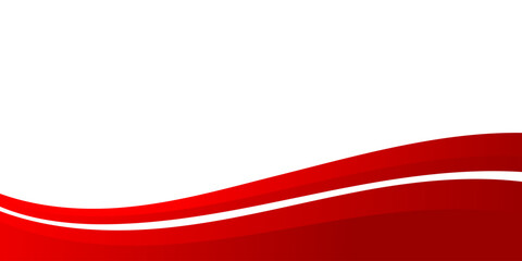 Wall Mural - abstract red wavy business background. vector illustration