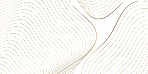 Poster - golden gradient wave on transparent background for luxury cover design, websites, presentations, pro