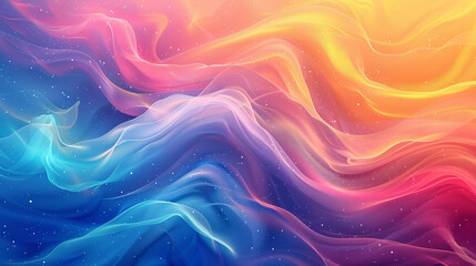 Wall Mural - Dreamy Gradient Abstract Illustration.