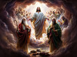 The Transfiguration of Jesus Christ with Moses and Elijah