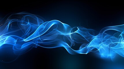 Wall Mural - Background, Light Blue, Smoke, Neon Light, Cloud