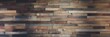 Wood stacked wall wide panorama
