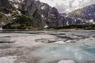 Morskie Oko mountain lake and hiking destination 